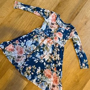 3T Posh Peanut Blue Rose Dress